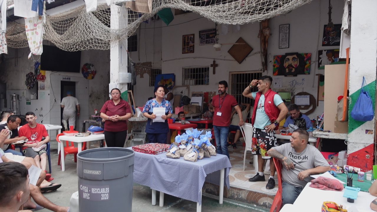 Actividad productiva en centro carcelario, La Mesa