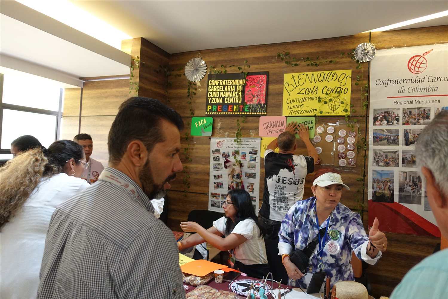 Stand de bienvenida, Zona Centro