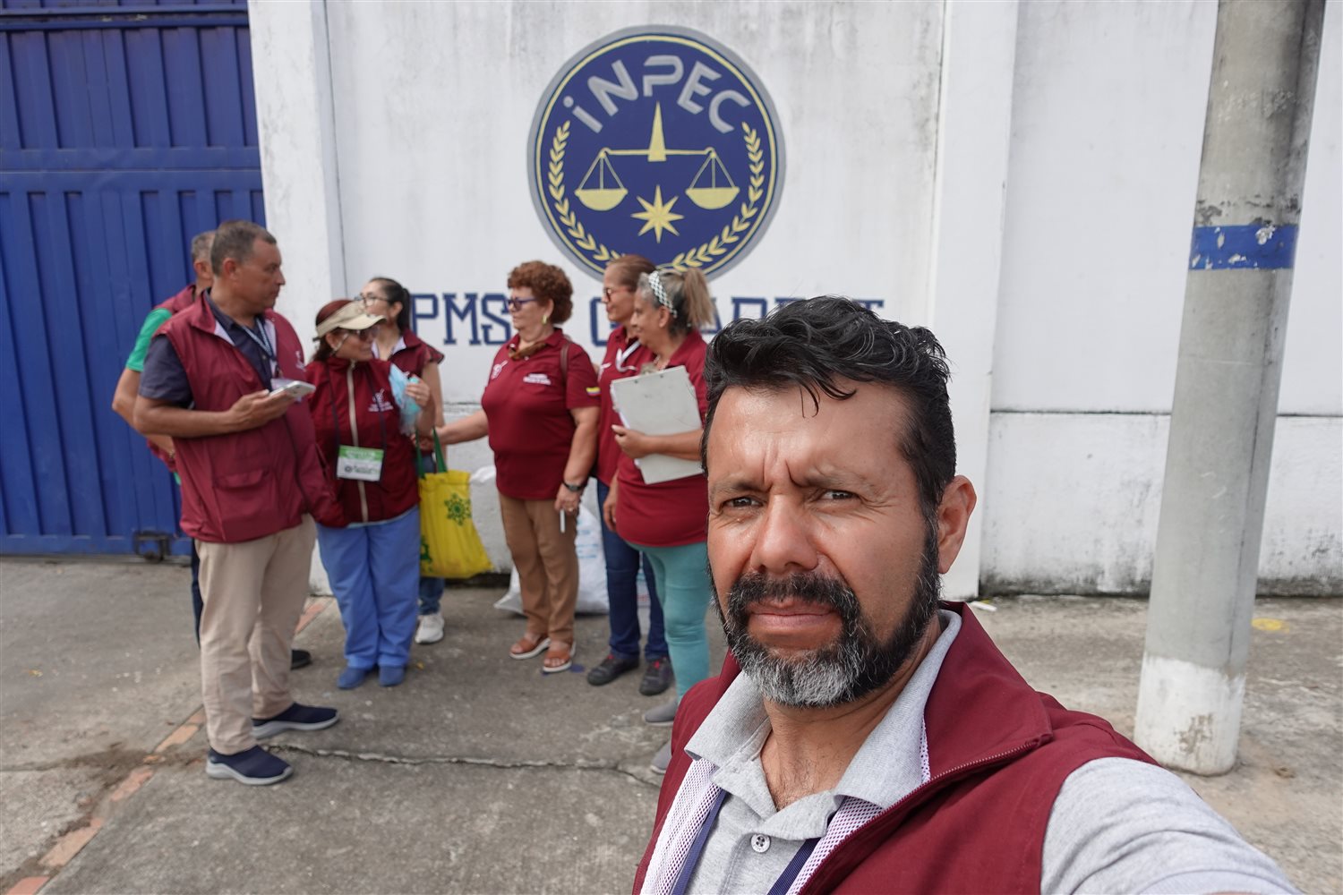 Llegada al centro carcelario, Girardot
